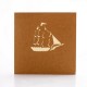 Handmade 3d Pop Up Birthday Card Galleon Boat Ship Father's Day Wedding Anniversary Mother's Day Graduation Leaving Moving Party Invitation