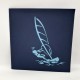 Handmade 3D Pop Up Card Windsurfing Summer Water Sport Birthday Father's Day Wedding Anniversary Valentine's Day Outdoor Invitation