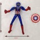 Handmade Aluminum Wire Craft Model Captain America Superhero Cartoon Comic Book Birthday Gift Wedding Anniversary Valentines Day Fathers Day