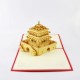 Handmade 3d Pop Up Birthday Popup Greeting Card Xian Bell Tower Wedding Anniversary Christmas New Year Eve Party Invitation Valentines Day Father's Day Mother's Day Engagement School Enrolment Graduation Gift