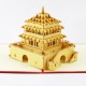 Handmade 3d Pop Up Birthday Popup Greeting Card Xian Bell Tower Wedding Anniversary Christmas New Year Eve Party Invitation Valentines Day Father's Day Mother's Day Engagement School Enrolment Graduation Gift