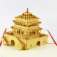 Handmade 3d Pop Up Birthday Popup Greeting Card Xian Bell Tower Wedding Anniversary Christmas New Year Eve Party Invitation Valentines Day Father's Day Mother's Day Engagement School Enrolment Graduation Gift