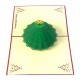 Handmade 3D Pop Up Christmas Card, greeting Card, Evergreen Conifer tree, Xmas Gift Ornament Decoration