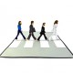 Handmade 3D Pop Up Card Beatles Abbey Road Band Music Van Legend Birthday Wedding Anniversary Valentine's Day Father's Day Mother's Day Graduation Celebrations Card