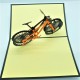 Handmade 3d Popup Card Bicycle Cyclist Birthday Wedding Anniversary Father's Day Mother's Day Valentine's Day Outdoor Cycling Party Greeting