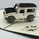 Handmade 3d Pop Up Card Land Rover Birthday,mothers Day,father's Day,wedding Anniversary,graduation,valentines Day,new Car,pass Driving Test