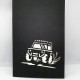 Handmade 3D Pop Up Card Land Rover Red Black Birthday Wedding Anniversary Father's Day Valentine's Day Graduation Holiday Camp Outdoor Party