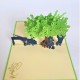 Handmade 3D Pop Up Card Musician Tree Pianist Violinist Saxophonist Band Concert Birthday Greetings Wedding Anniversary Father's Day Mother's Day Valentine's Day