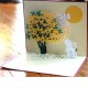 Handmade 3D Pop Up Card Rabbit Moon Tree Birthday Easter Mother's day Father's day Wedding Anniversary Valentine's day New Pet Animal New Home New Garden Thank you Retirement Mid Autumn Festival Blank Card