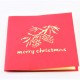 Handmade 3D Pop Up Christmas Card, Greeting Card, Happy Christmas Red Green Evergreen Conifer Pine Tree Card