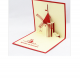 Handmade 3d Pop Up Windmill Greeting Card Birthday Christmas New Year Valentines Day Father's Day Mother's Day Papercraft Gift